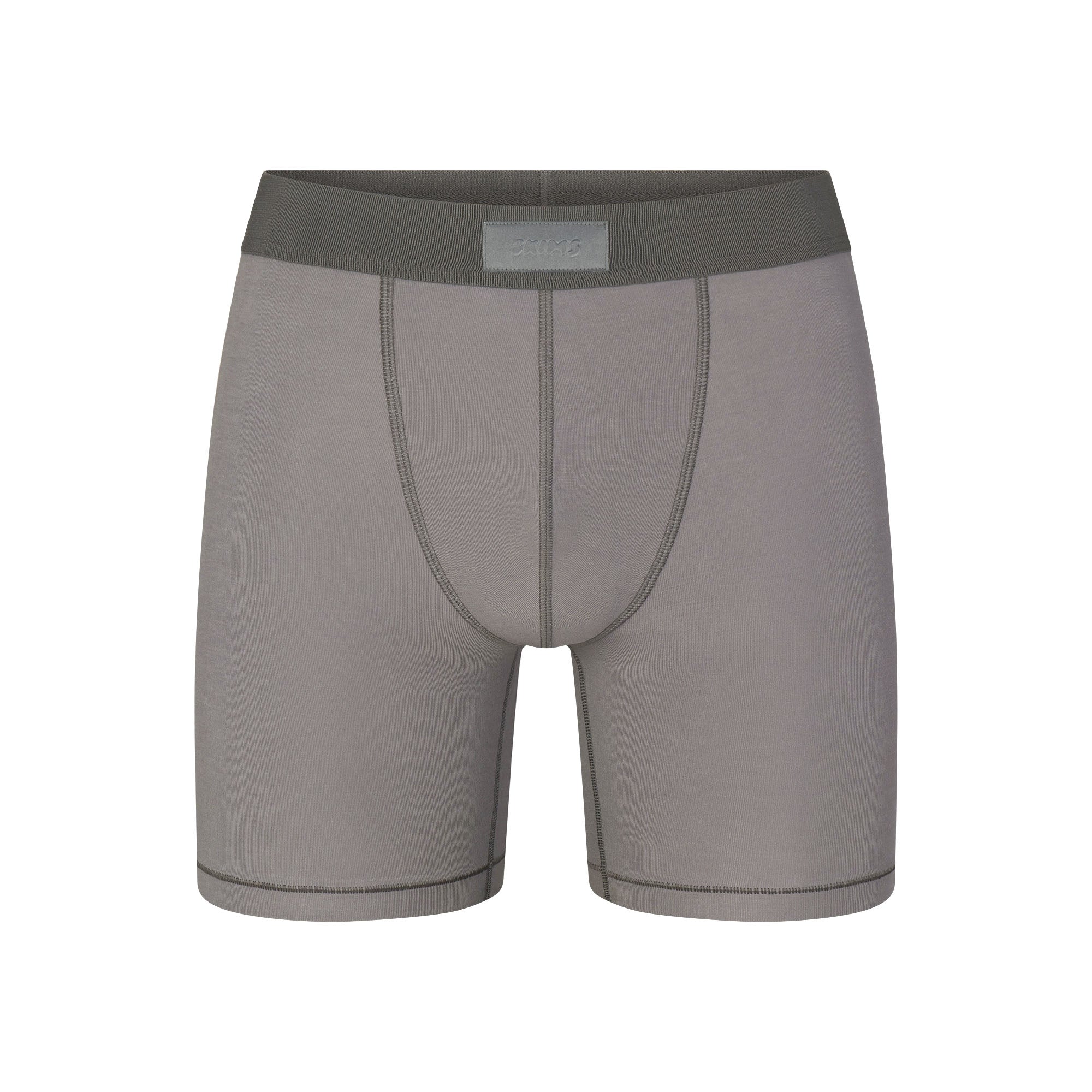 SKIMS COTTON MENS 5 BOXER BRIEF | WASHED GUNMETAL