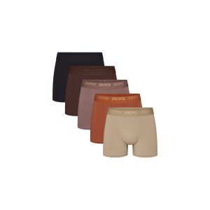 SKIMS STRETCH MENS 3 BOXER BRIEF 5-PACK | COCOA MULTI