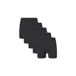 SKIMS COTTON MENS 5 BOXER BRIEF 5-PACK | ONYX