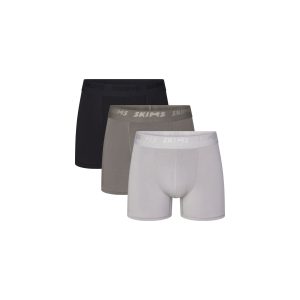 SKIMS STRETCH MENS 3 BOXER BRIEF 3-PACK | GUNMETAL MULTI