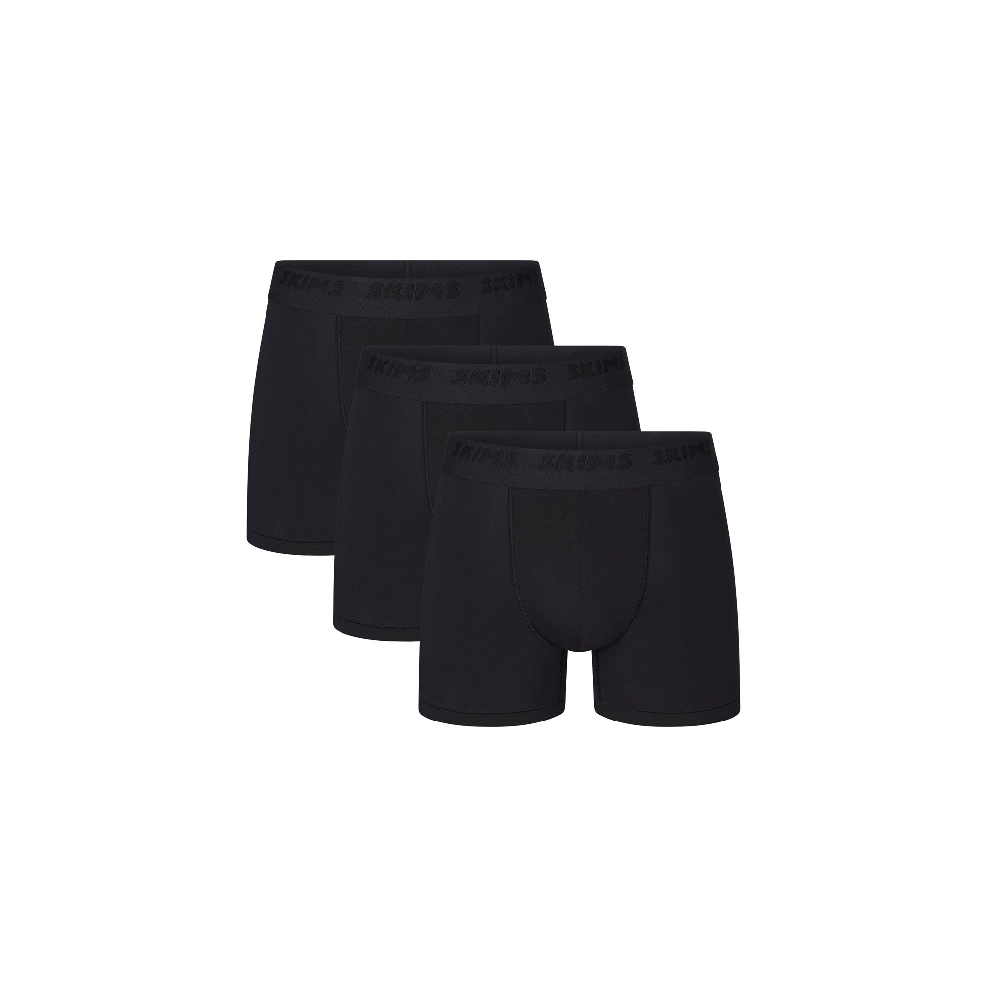 SKIMS STRETCH MENS 3 BOXER BRIEF 3-PACK | OBSIDIAN