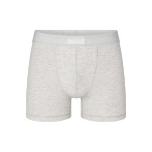 SKIMS COTTON MENS 3 BOXER BRIEF | LIGHT HEATHER GREY