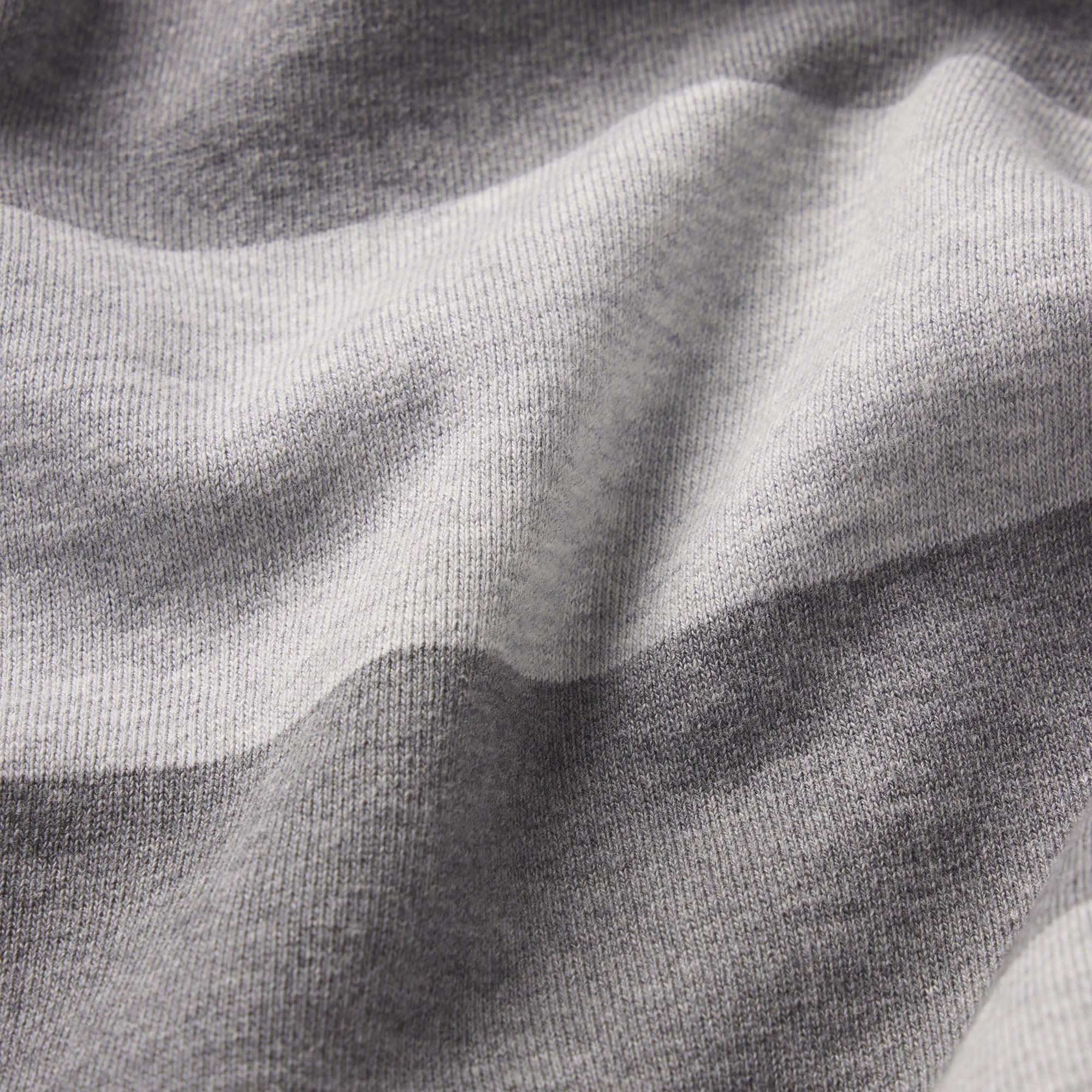 BOYFRIEND FLEECE OVERSIZED POLO | GREY HEATHER MULTI - Image 5