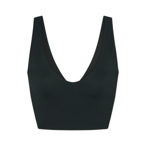 NikeSKIMS MATTE V-NECK BRA TOP | DARK TEAL