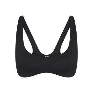 NikeSKIMS MATTE SHAPING SCOOP BRA | OBSIDIAN