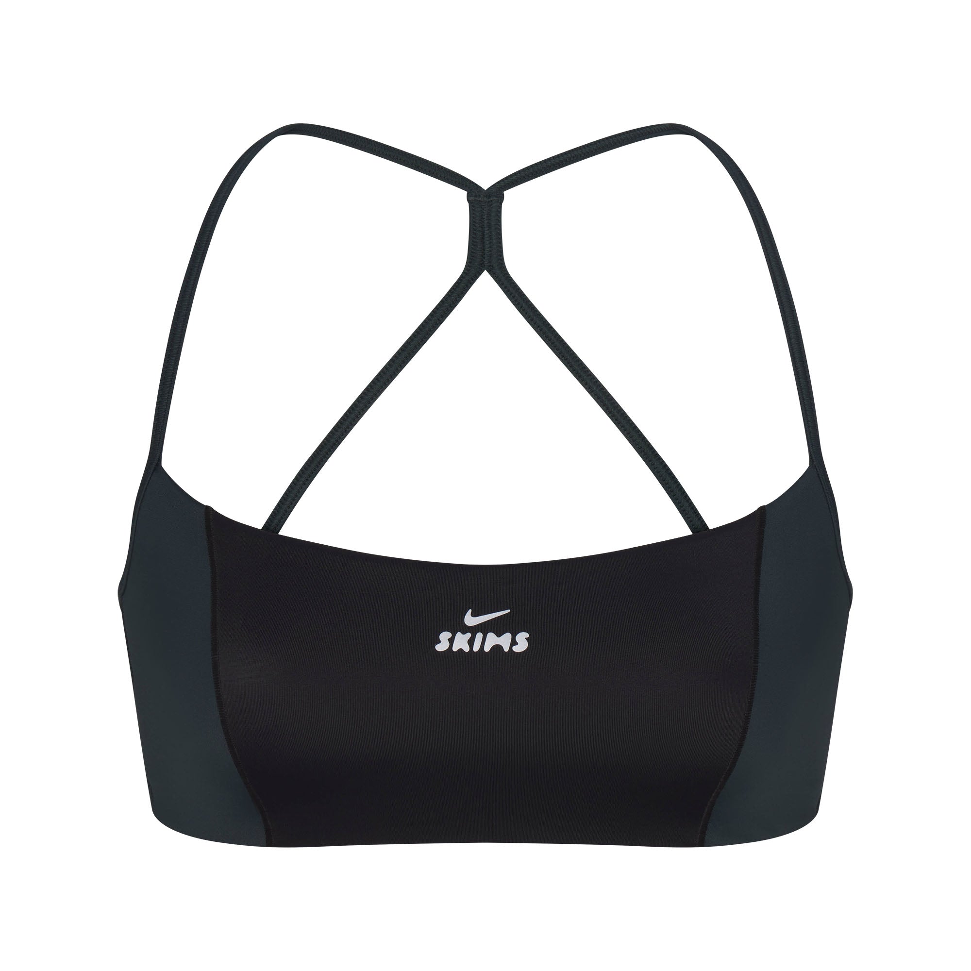 NikeSKIMS SHINE MICRO SCOOP BRA | OBSIDIAN AND DARK TEAL