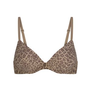 FITS EVERYBODY T-SHIRT BRA | DESERT LEOPARD INK PRINT