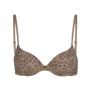 FITS EVERYBODY PUSH-UP BRA | DESERT LEOPARD INK PRINT