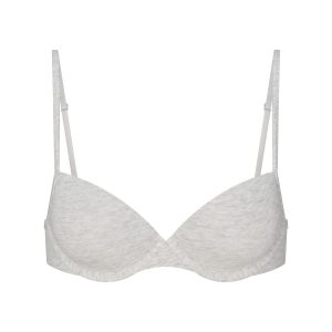 EVERYDAY COTTON T-SHIRT BRA | LIGHT HEATHER GREY