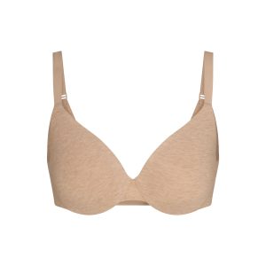 EVERYDAY COTTON FULL COVERAGE BRA | CLAY HEATHER