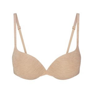 EVERYDAY COTTON ULTIMATE TEARDROP PUSH-UP BRA | CLAY HEATHER