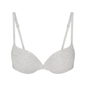 EVERYDAY COTTON ULTIMATE TEARDROP PUSH-UP BRA | LIGHT HEATHER GREY