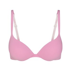 EVERYDAY COTTON ULTIMATE TEARDROP LOGO STRAP PUSH-UP BRA | BUBBLE GUM