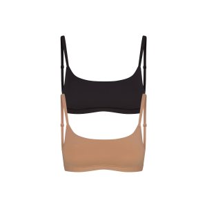 FITS EVERYBODY SCOOP BRALETTE 2-PACK | SIENNA AND ONYX