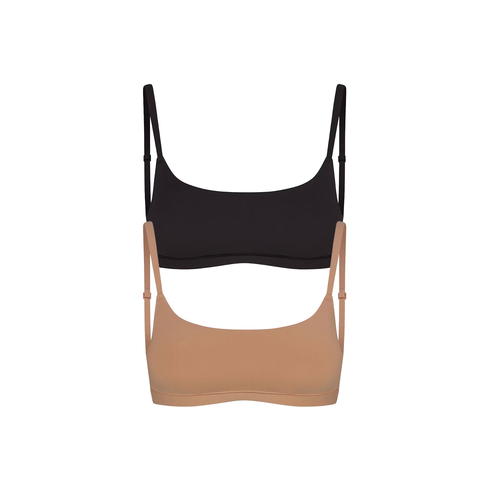 FITS EVERYBODY SCOOP BRALETTE 2-PACK | SIENNA AND ONYX