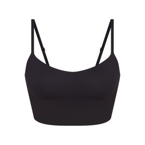 NikeSKIMS MATTE CAMI BRA TOP | OBSIDIAN