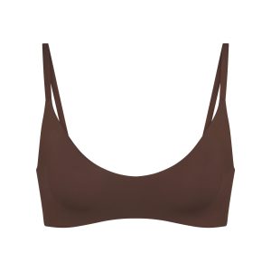 NikeSKIMS MATTE MICRO SCOOP BRA | DARK SEPIA