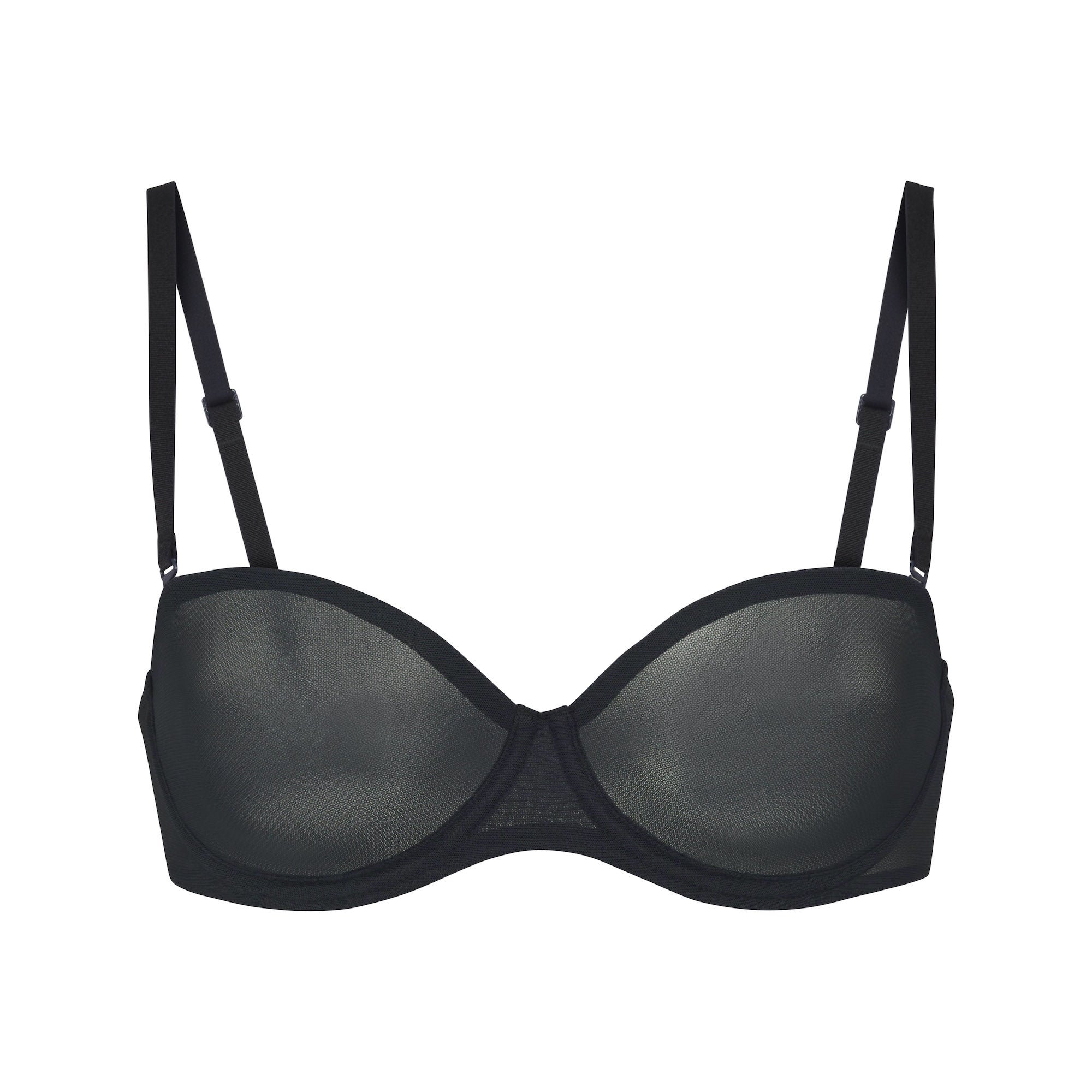 ULTRA FINE MESH STRAPLESS BRA | ONYX - Image 8