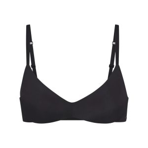 WIRELESS FORM PUSH-UP PLUNGE BRA | ONYX