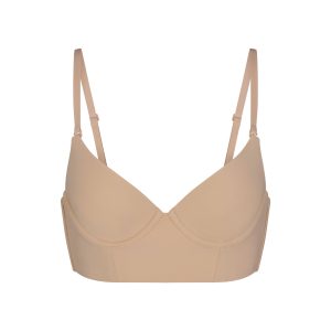 FITS EVERYBODY LOW BACK LONGLINE BRA | CLAY