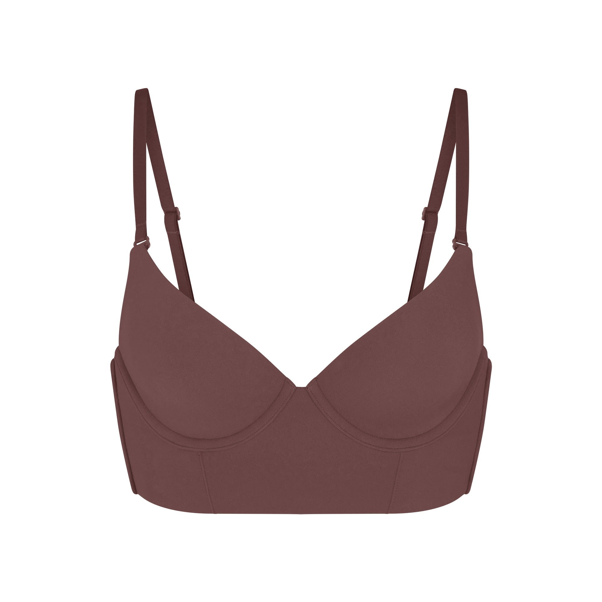 FITS EVERYBODY LOW BACK LONGLINE BRA | COCOA