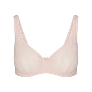 SKIMS LACE UNLINED MINIMIZER BRA | PRIMROSE