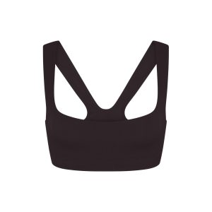 NikeSKIMS STUDIO STRETCH RACERBACK BRA | DARK ROAST
