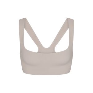 NikeSKIMS STUDIO STRETCH RACERBACK BRA | LINEN