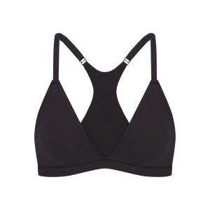 FITS EVERYBODY RACERBACK TRIANGLE BRALETTE | ONYX
