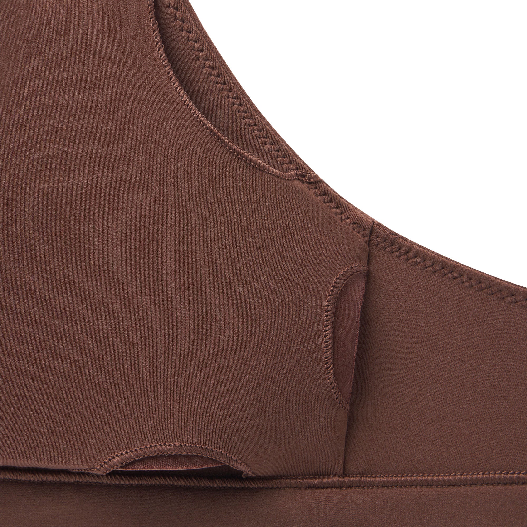 FITS EVERYBODY MASTECTOMY SCOOP BRALETTE | COCOA - Image 2