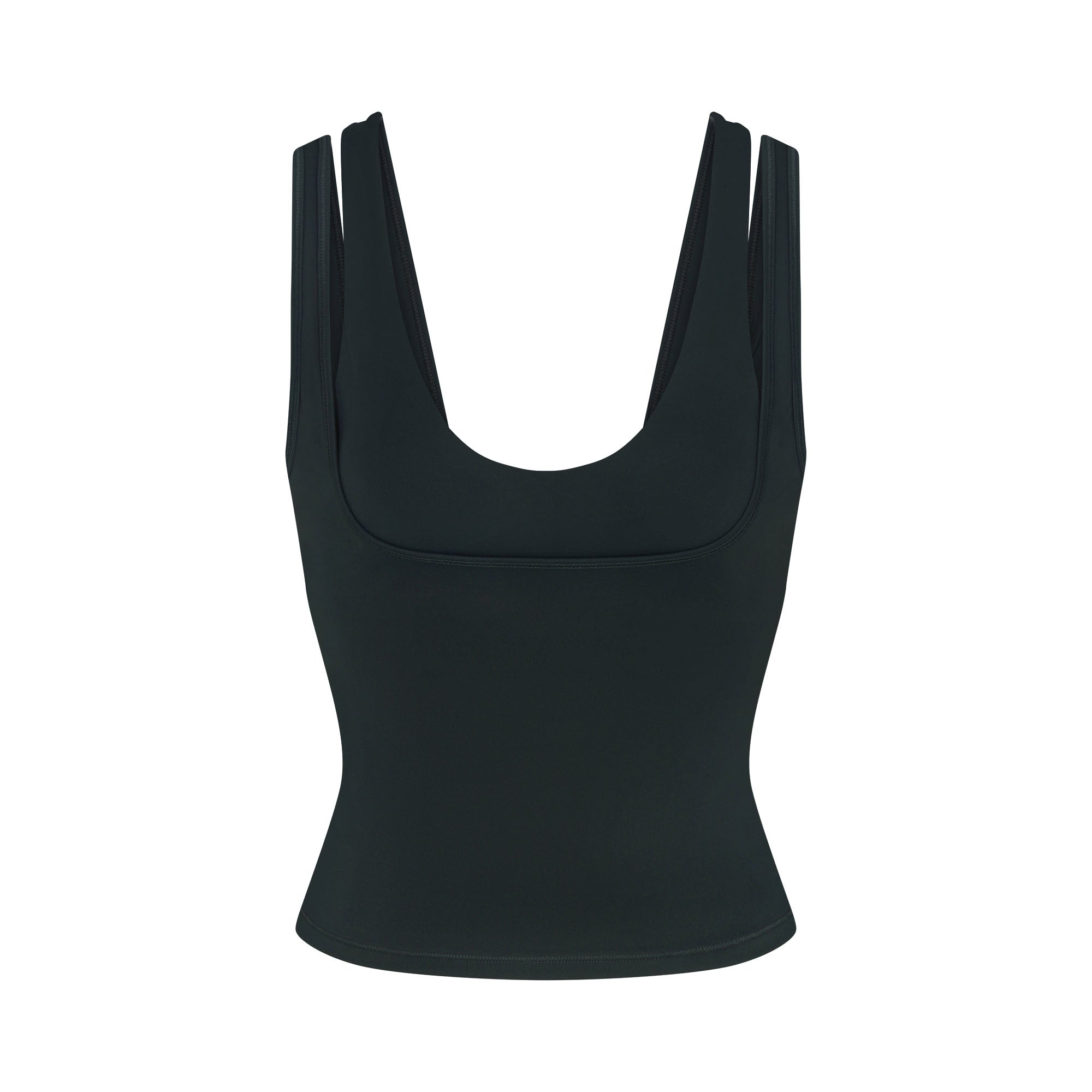 NikeSKIMS MATTE DOUBLE STRAP SCOOP TANK | DARK TEAL