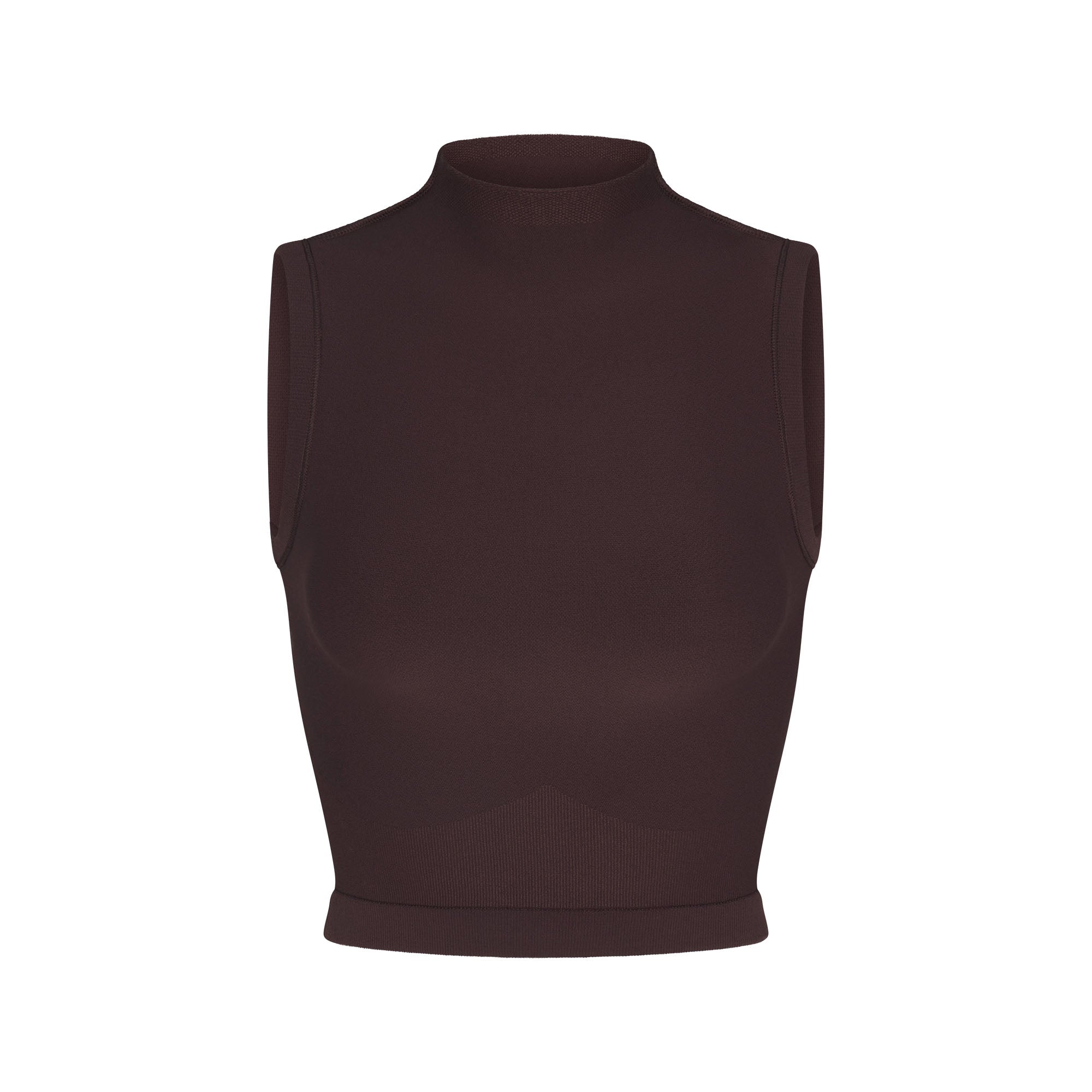 NikeSKIMS VINTAGE SEAMLESS MOCK NECK BRA TOP | PHOENIX - Image 14