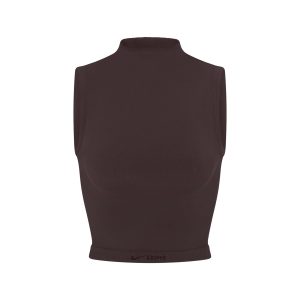 NikeSKIMS VINTAGE SEAMLESS MOCK NECK BRA TOP | PHOENIX