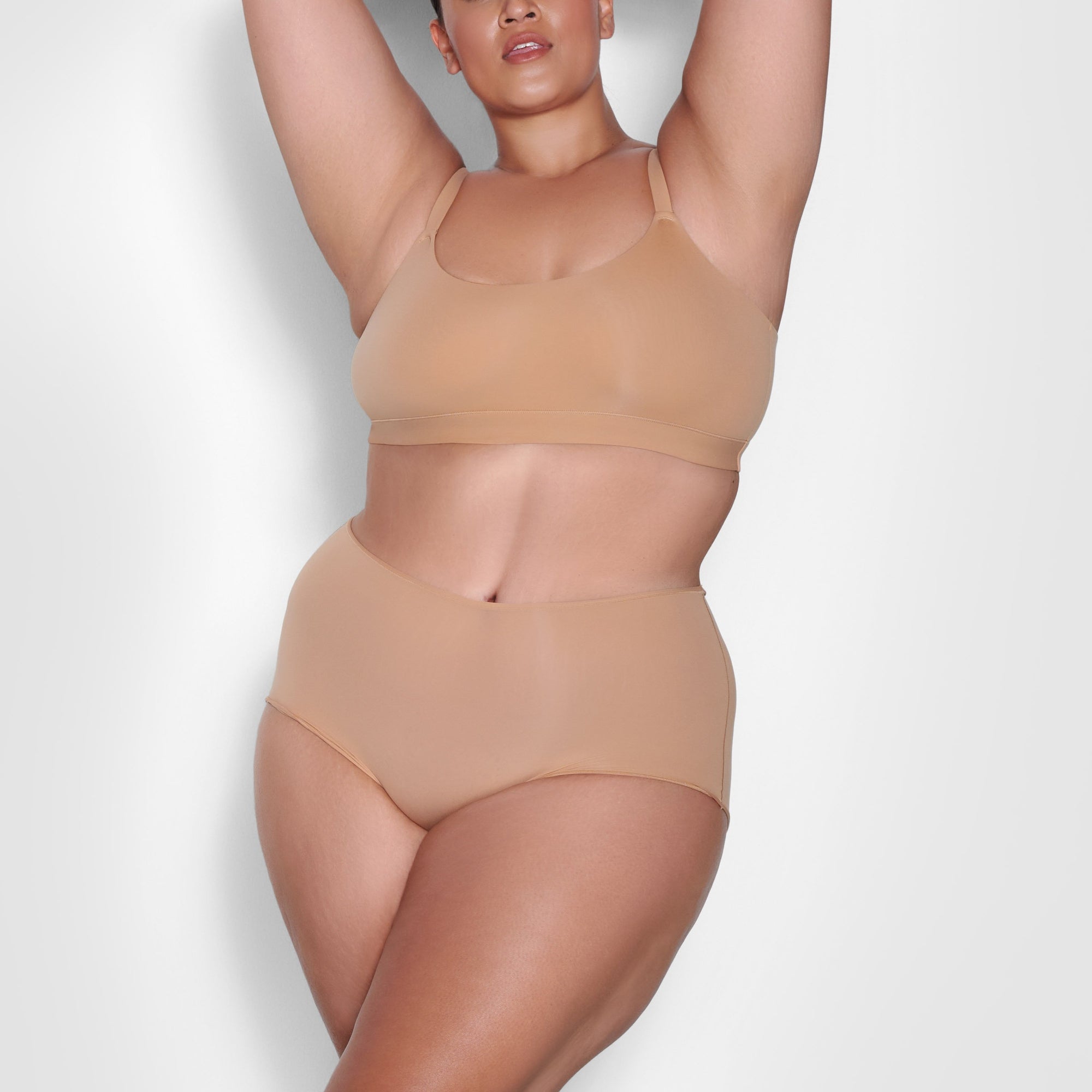 FITS EVERYBODY SCOOP BRALETTE | OCHRE - Image 2