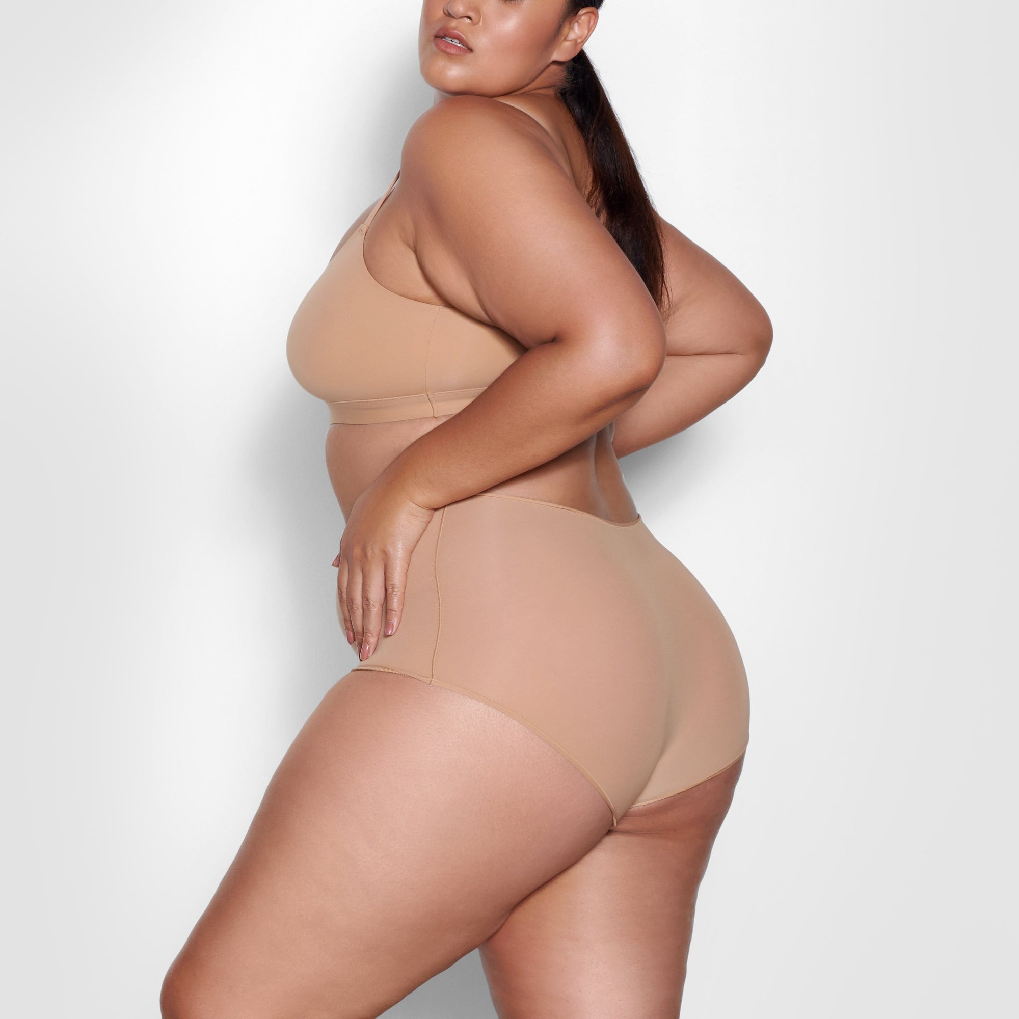 FITS EVERYBODY SCOOP BRALETTE | OCHRE - Image 3