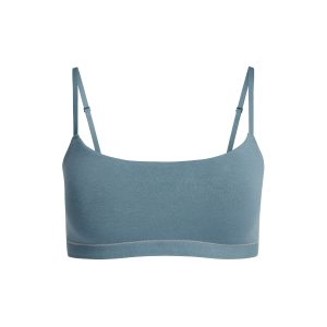 COTTON JERSEY SCOOP BRALETTE | KYANITE
