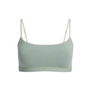 COTTON JERSEY SCOOP BRALETTE | MINERAL