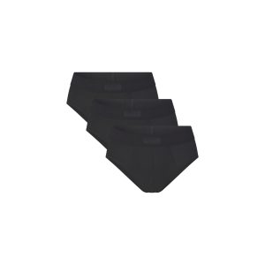 SKIMS COTTON MENS BRIEF 3-PACK | ONYX
