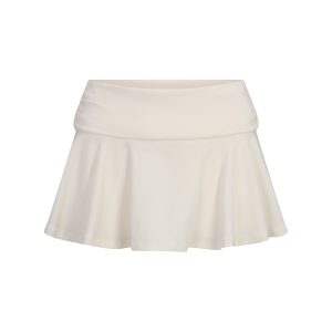 COTTON JERSEY FOLDOVER MINI SKORT | MARBLE