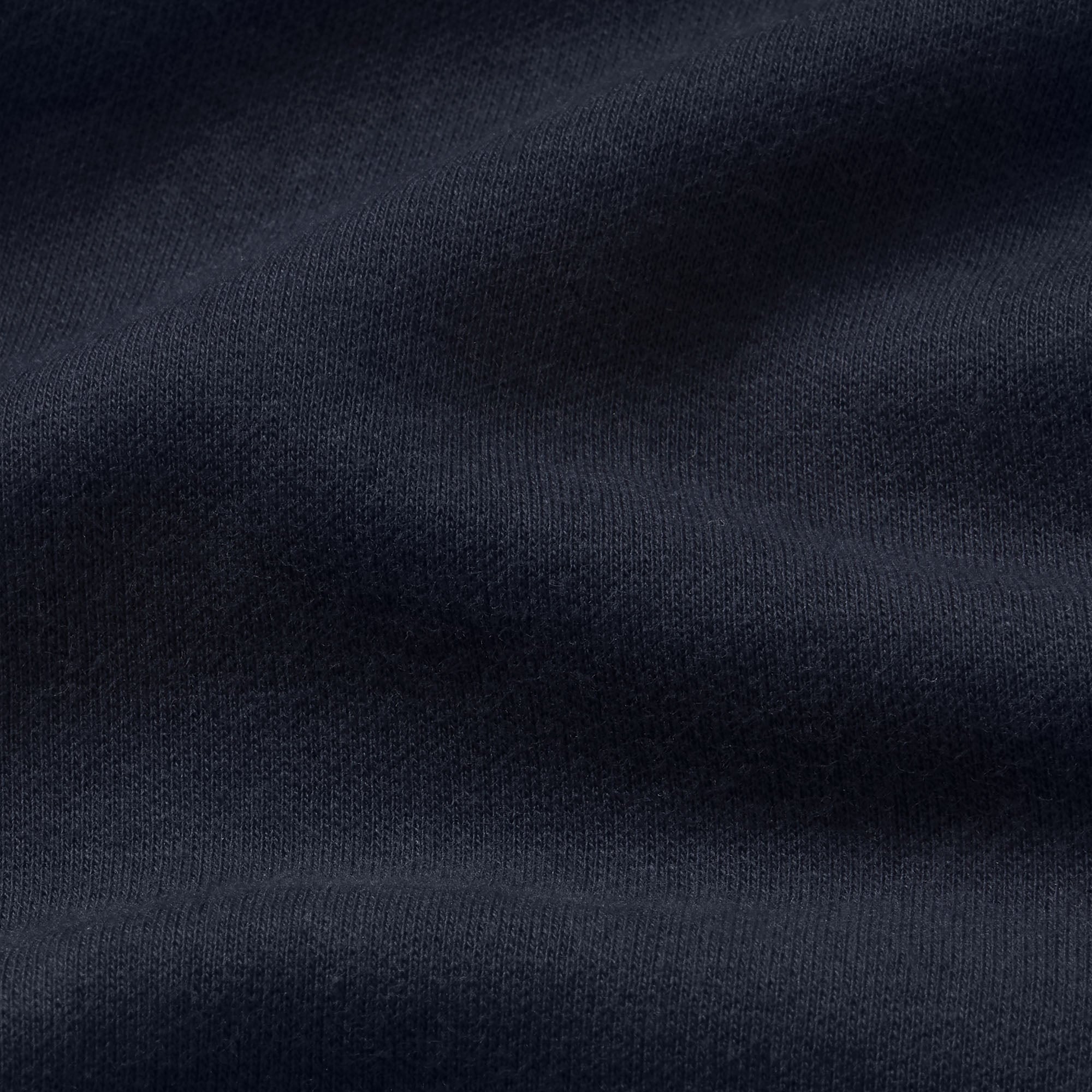 COTTON FLEECE DOUBLE WAISTBAND SHORT | NAVY - Image 7