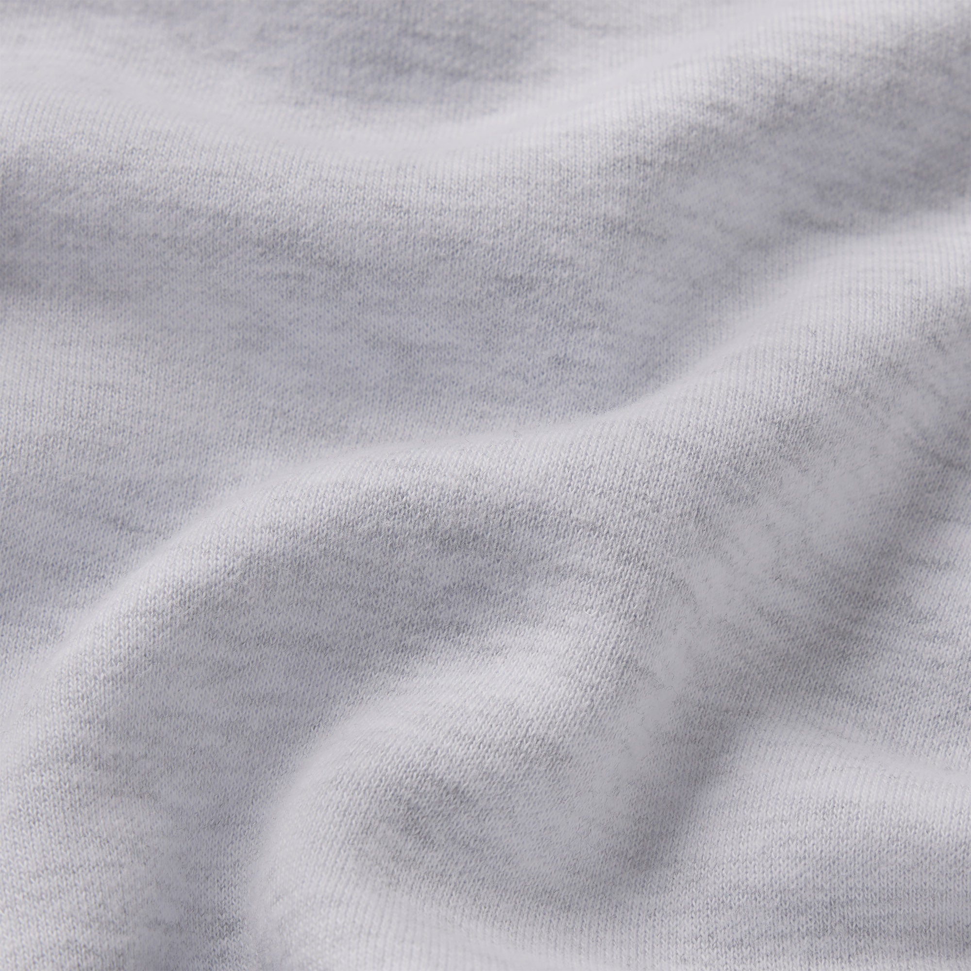 COTTON FLEECE LONG SHORT | LIGHT HEATHER GREY - Image 6