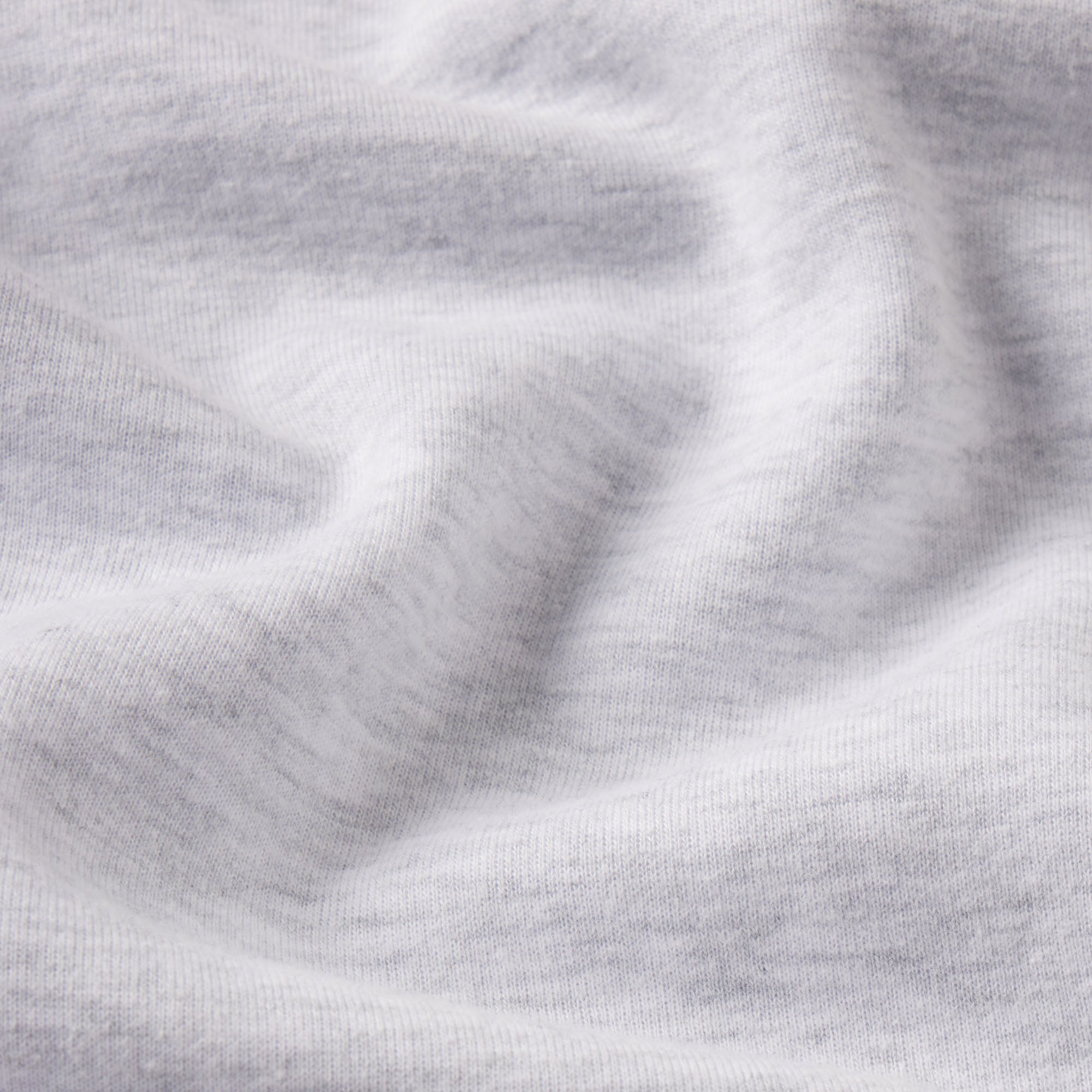COTTON FLEECE LOGO CLASSIC HOODIE | LIGHT HEATHER GREY WITH ONYX LOGO - Image 5