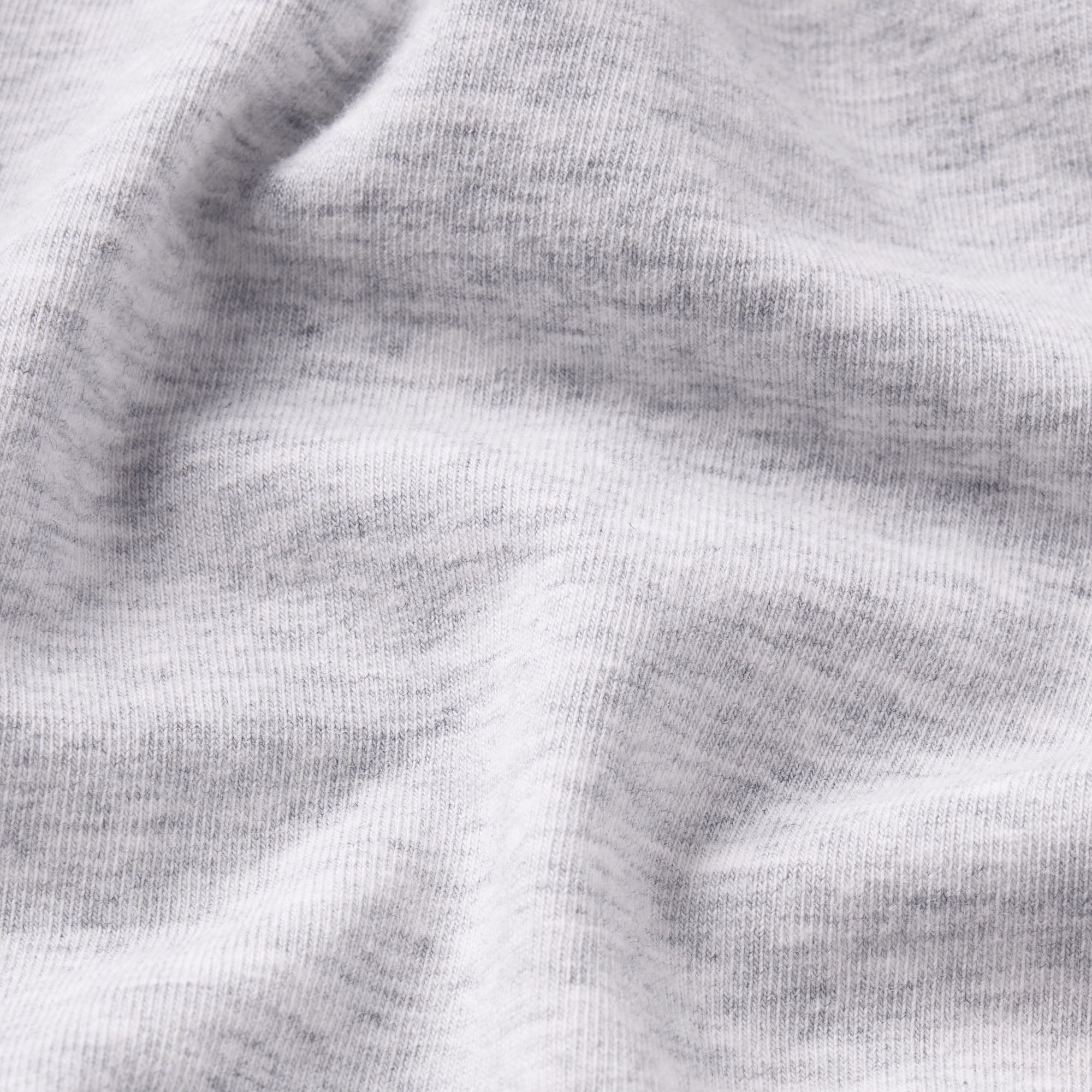 COTTON JERSEY LOGO T-SHIRT | LIGHT HEATHER GREY WITH ONYX LOGO - Image 6