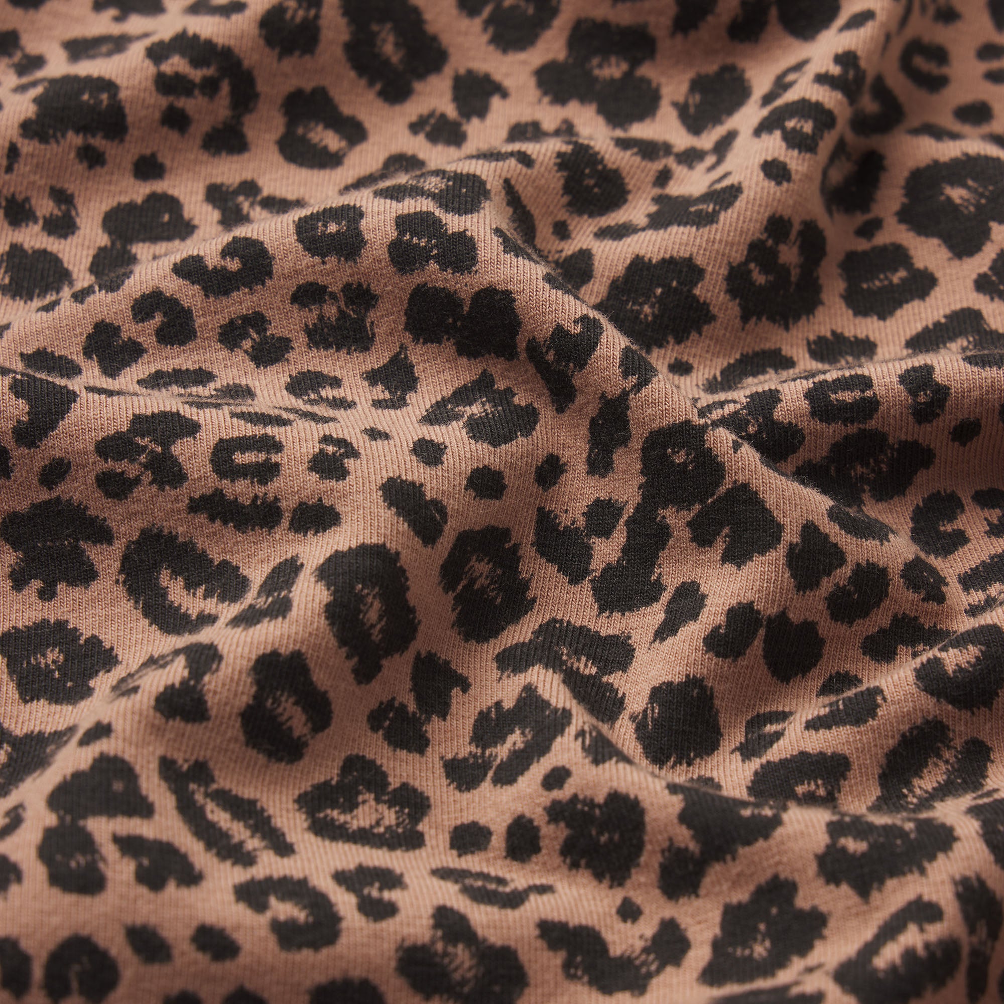 COTTON JERSEY MINI TUBE DRESS | SIENNA NATURAL LEOPARD - Image 6