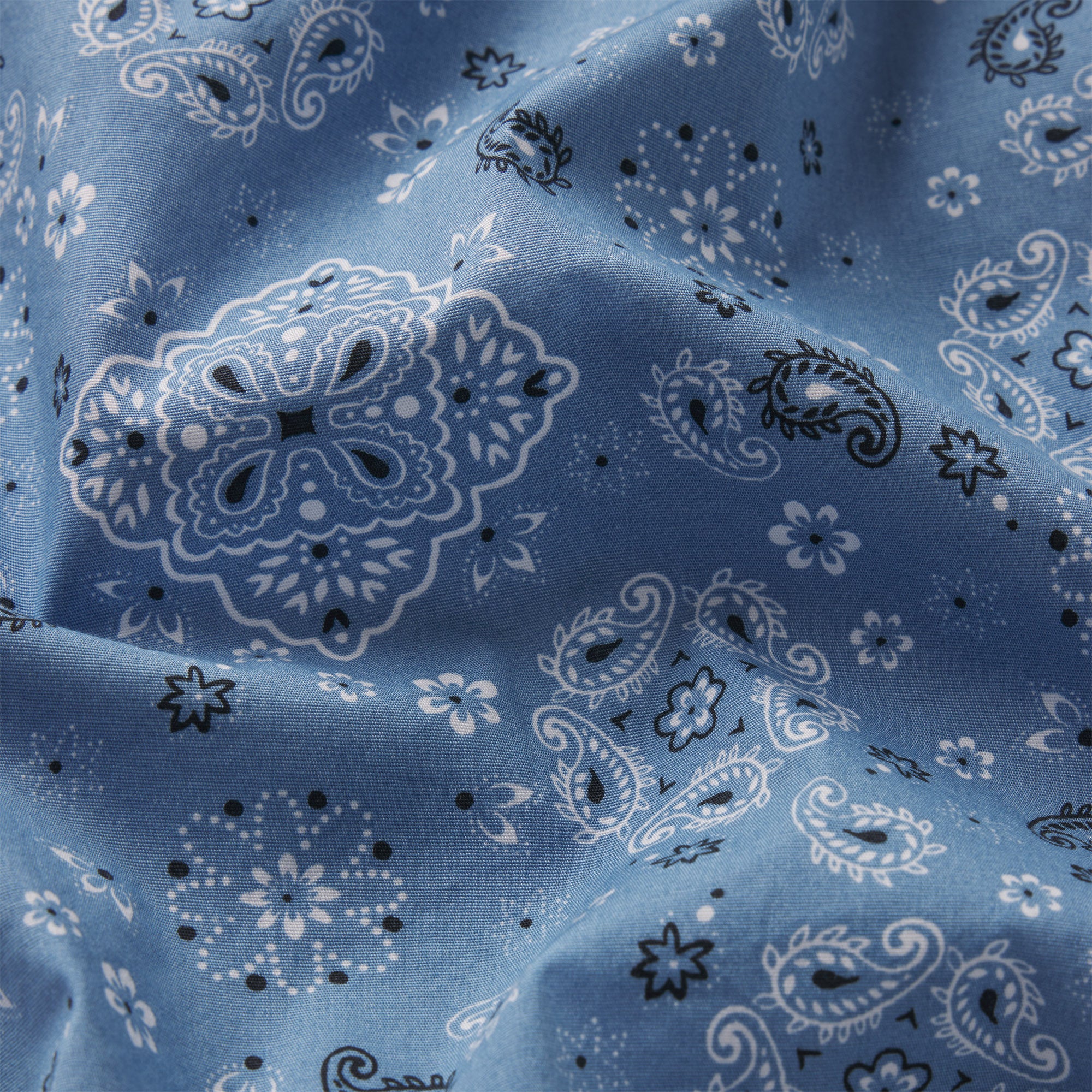 COTTON POPLIN BOXER SLEEP SET | ARCTIC SNOW BANDANA - Image 5