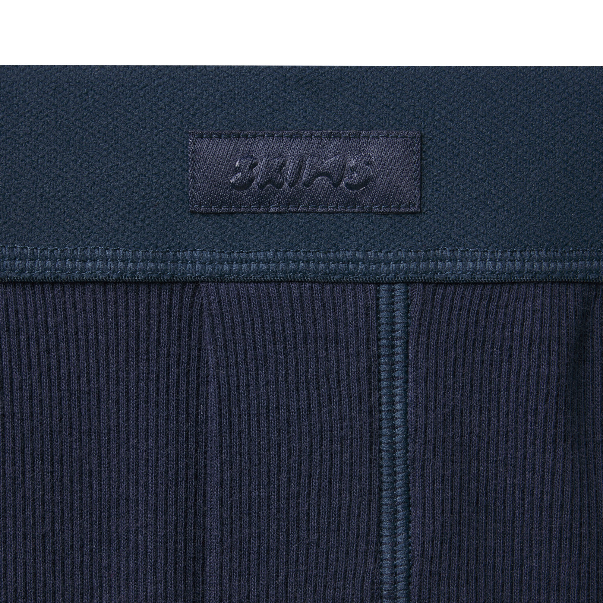 COTTON RIB LOOSE BOXER | NAVY - Image 6