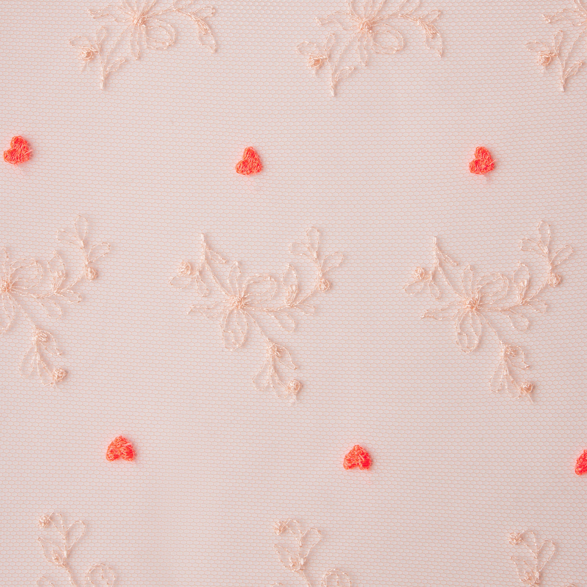 EMBROIDERED TULLE BUTTERFLY THONG | GUAVA HEART TULLE - Image 6