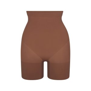SHEER SEAMLESS HIGH-WAISTED MID THIGH SHORT | JASPER