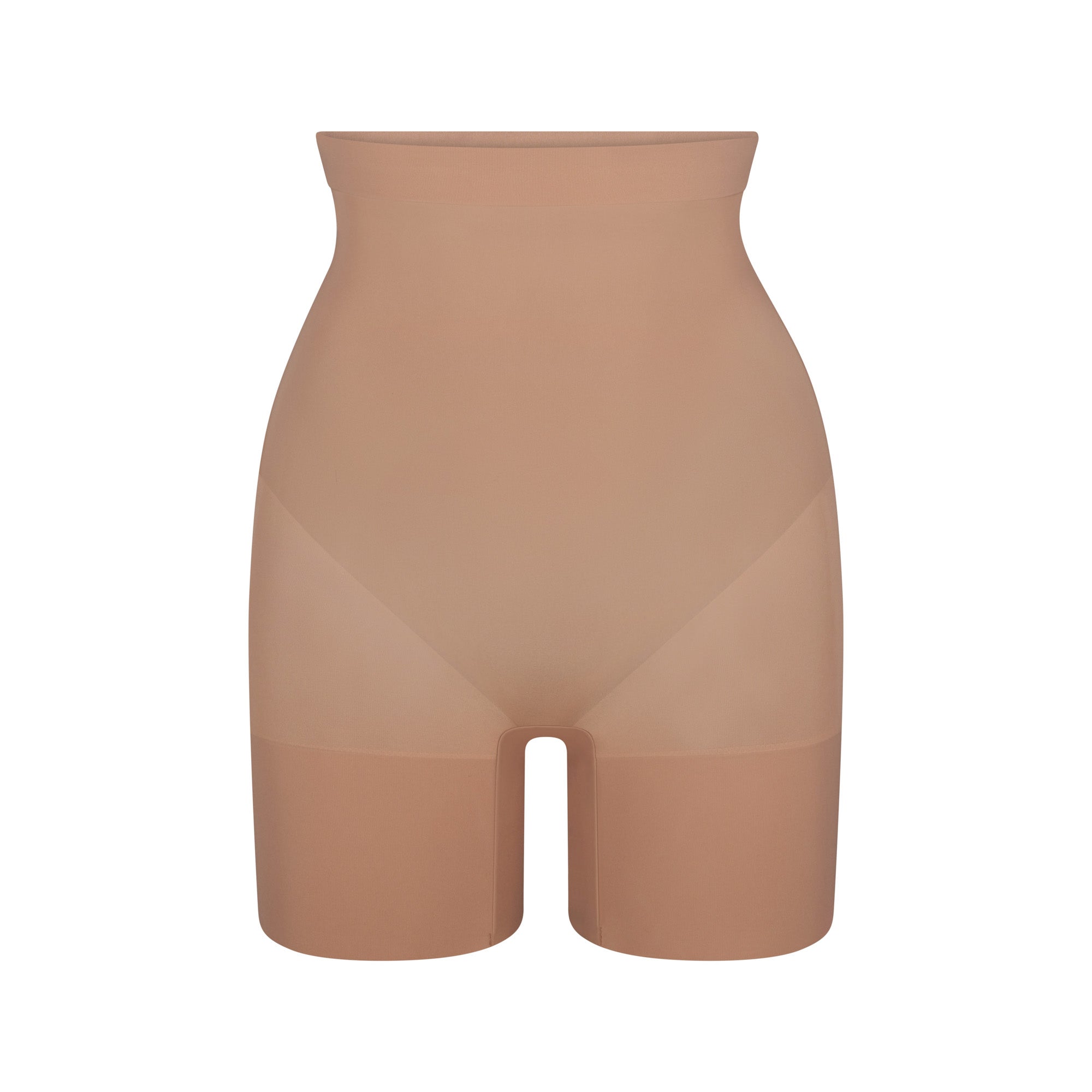 SHEER SEAMLESS HIGH-WAISTED MID THIGH SHORT | SIENNA