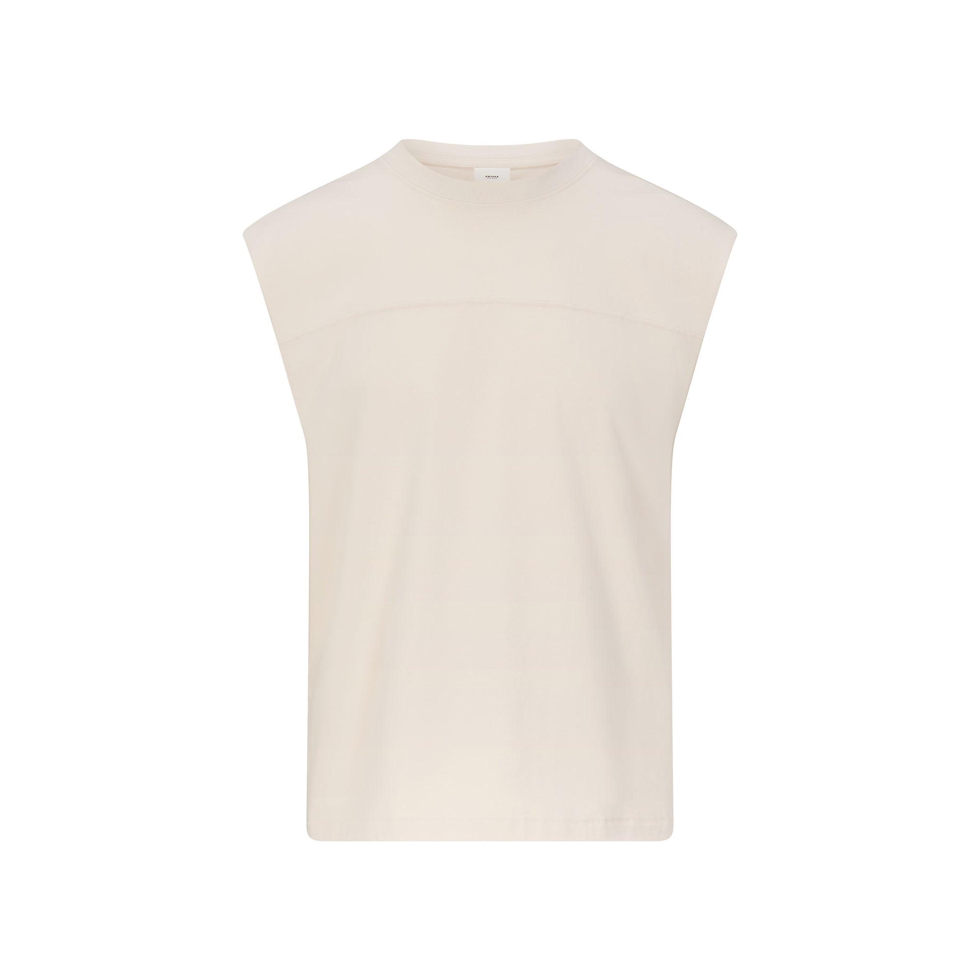 HEAVYWEIGHT COTTON MENS CROPPED MUSCLE TANK | BUFF